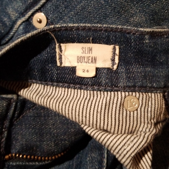 Madewell The Slim Boyjean: Patched-Up Edition - Picture 3 of 7